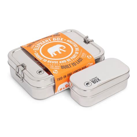 elephant stainless steel lunch box|metal lunchbox kids.